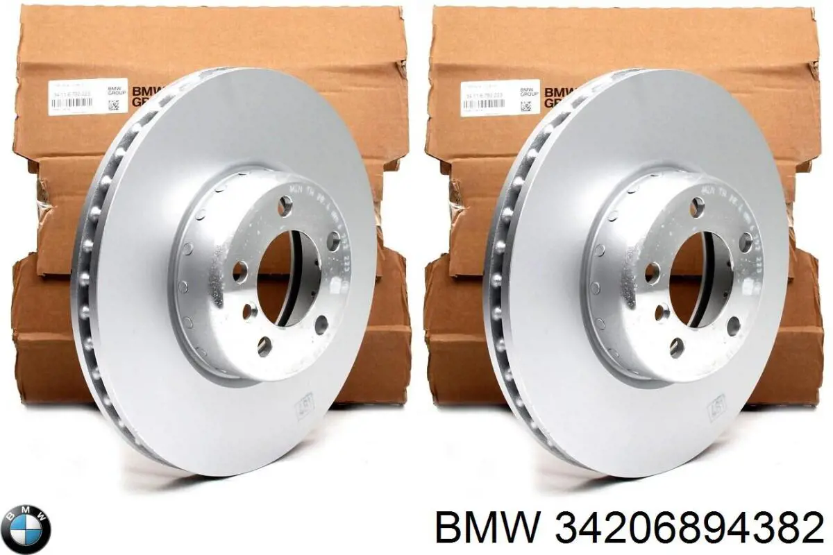 Do koszyka 34206894382 BMW Tarcza hamulcowa tylna