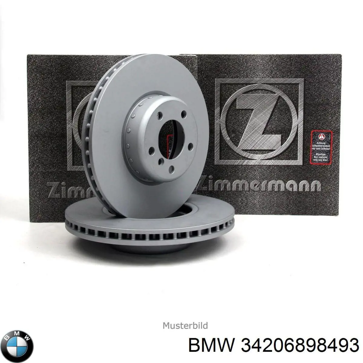 Tarcza hamulcowa tylna 34206880080 BMW