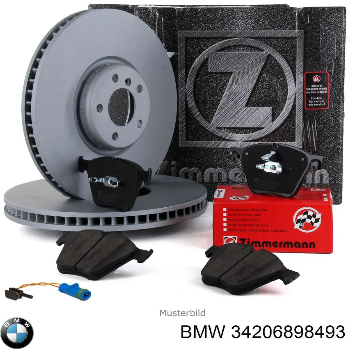 Do koszyka 34206880080 BMW Tarcza hamulcowa tylna