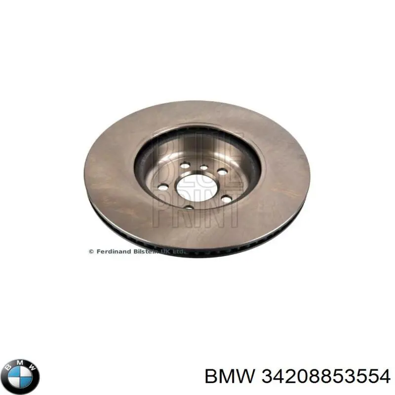 Do koszyka 34208853554 BMW Tarcza hamulcowa tylna