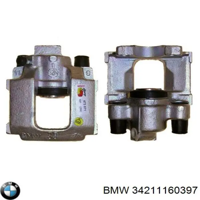 34211160397 BMW Zacisk hamulcowy tylny lewy