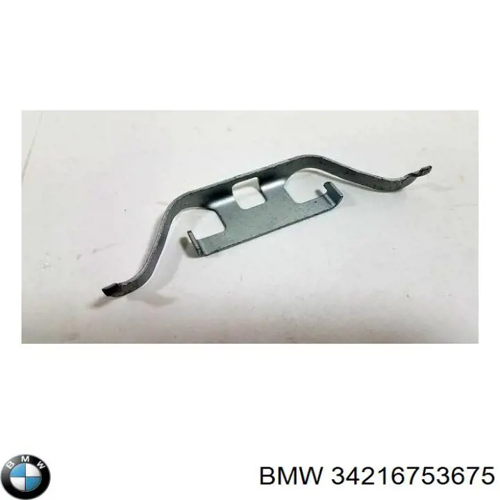 Do koszyka 34216753675 BMW Zestaw sprężyn do mocowania tylnych klocków tarczowych