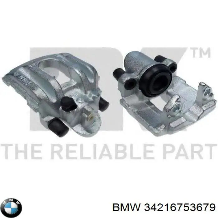 Zacisk hamulcowy tylny lewy BMW 34216753679 cena, od 71,51 USD
