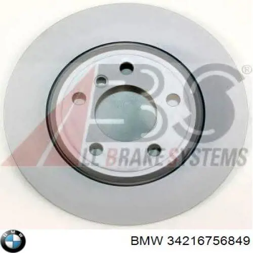 Do koszyka 34216756849 BMW Tarcza hamulcowa tylna