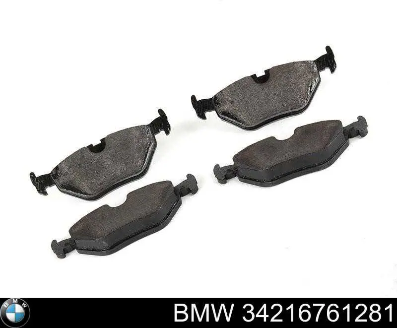 Okładziny (klocki) do hamulców tarczowych tylne BMW 34216761281 cena, od 20,19 USD
