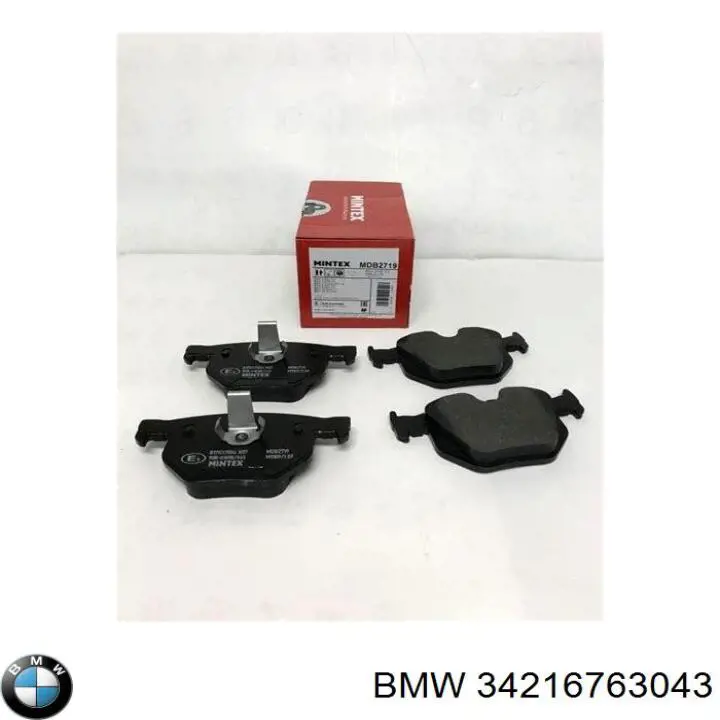 Do koszyka 34216763043 BMW Okładziny (klocki) do hamulców tarczowych tylne