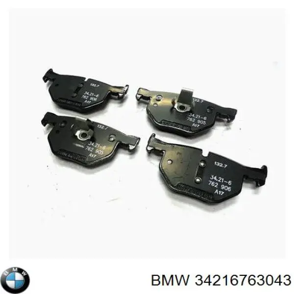 Okładziny (klocki) do hamulców tarczowych tylne 34216763043 BMW