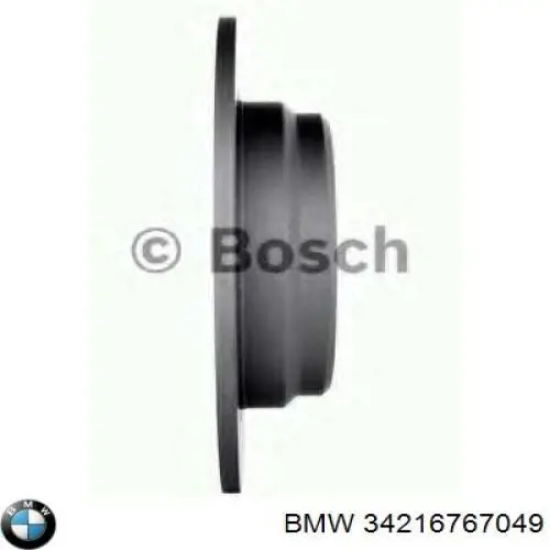 Do koszyka 34216767049 BMW Tarcza hamulcowa tylna