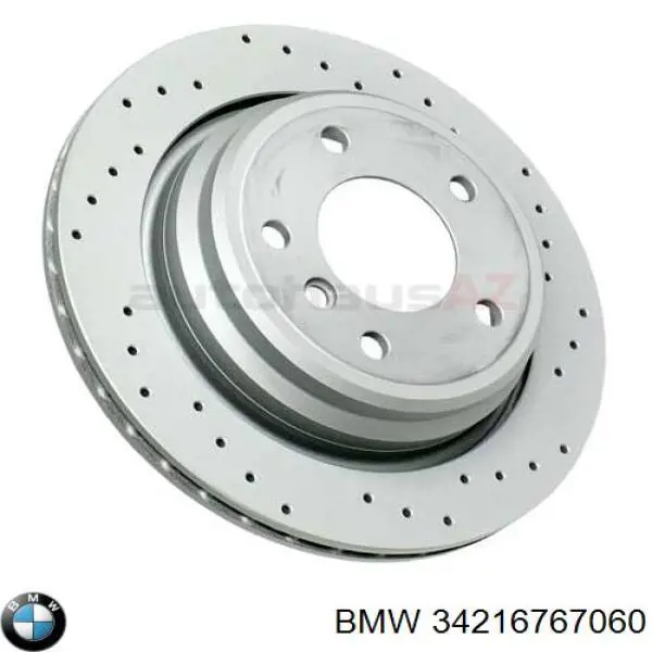 Do koszyka 34216767060 BMW Tarcza hamulcowa tylna