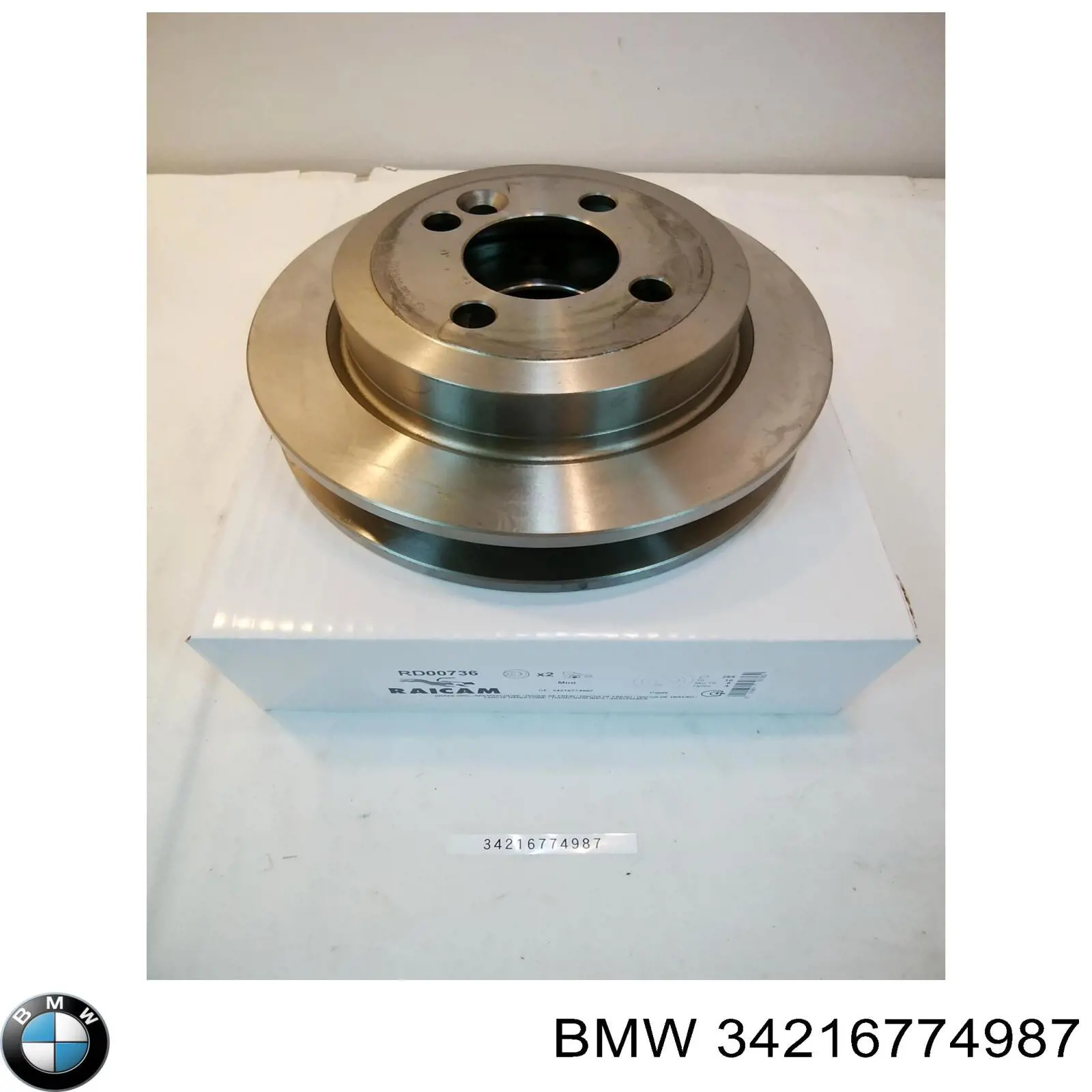 Tarcza hamulcowa tylna BMW 34216774987 cena, od 33,38 USD
