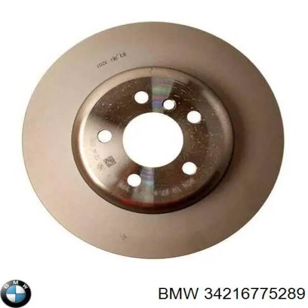 34216775289 BMW Tarcza hamulcowa tylna