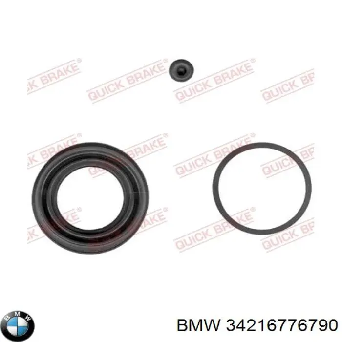 Do koszyka Zacisk hamulcowy tylny prawy BMW 5  E34