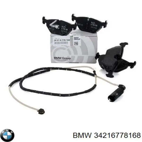 Do koszyka 34216778168 BMW Okładziny (klocki) do hamulców tarczowych tylne
