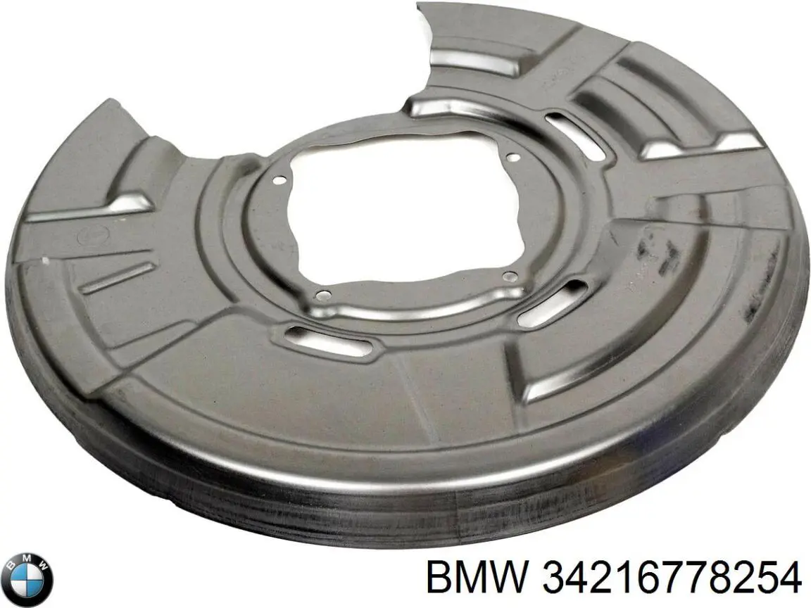 34216778254 BMW Osłona tarczy hamulcowej tylnej prawa