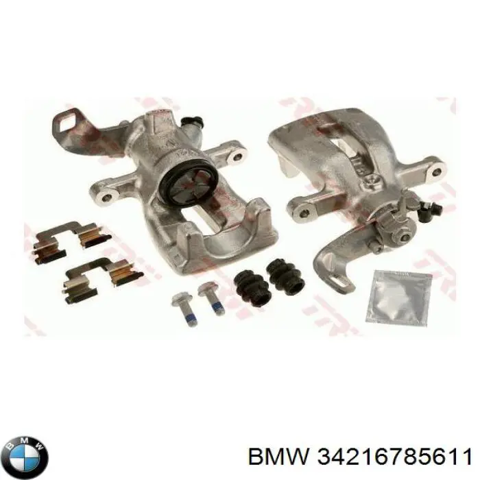 34216785611 BMW Zacisk hamulcowy tylny lewy