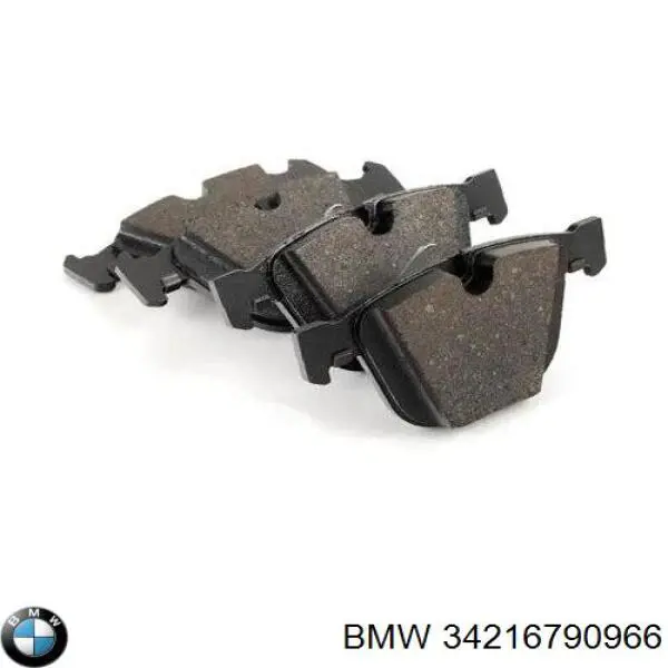 Do koszyka 34216790966 BMW Okładziny (klocki) do hamulców tarczowych tylne