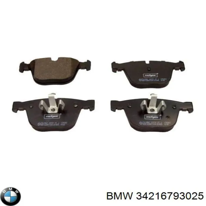 Okładziny (klocki) do hamulców tarczowych tylne BMW 34216793025 cena, od 32,76 USD
