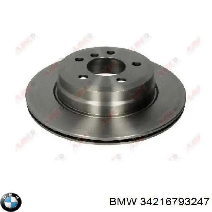 Tarcza hamulcowa tylna BMW 34216793247 cena, od 47,71 USD
