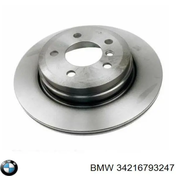 Do koszyka 34216793247 BMW Tarcza hamulcowa tylna