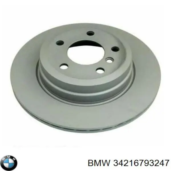 34216793247 BMW Tarcza hamulcowa tylna