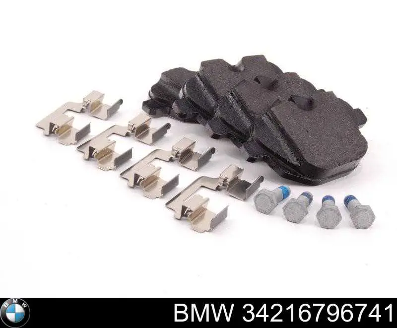 Okładziny (klocki) do hamulców tarczowych tylne BMW 34216796741 cena, od 25,98 USD