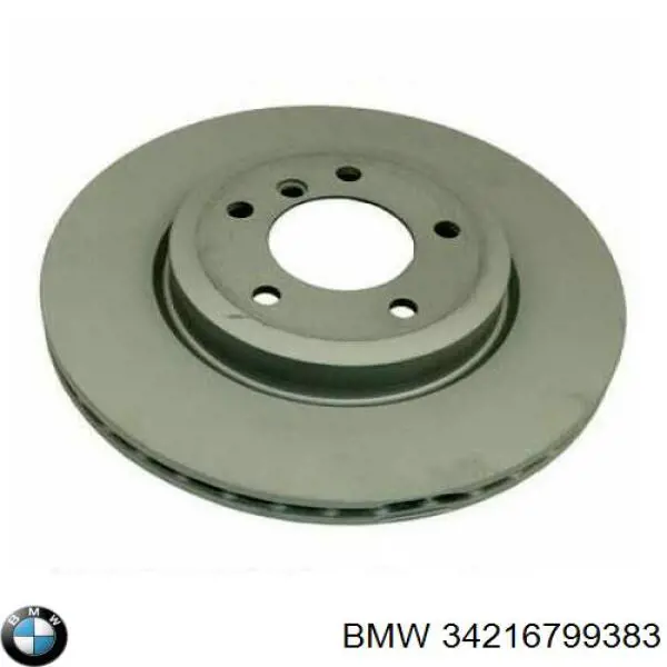 Do koszyka 34216799383 BMW Tarcza hamulcowa tylna