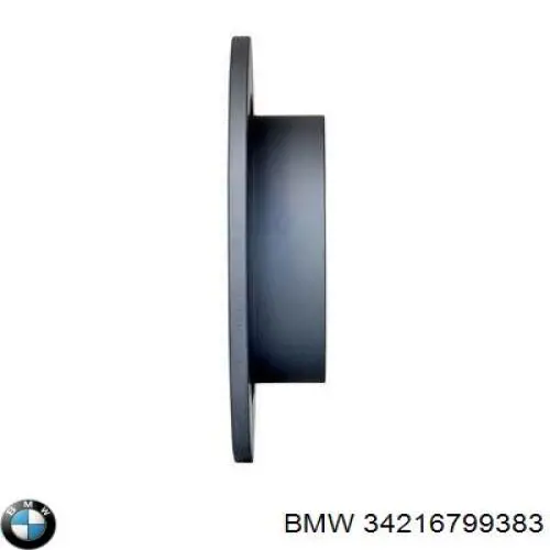 Tarcza hamulcowa tylna BMW 34216799383
