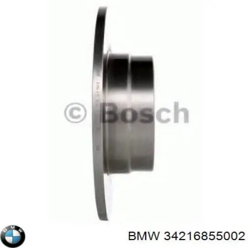 Tarcza hamulcowa tylna BMW 34216855002 cena, od 45,68 USD