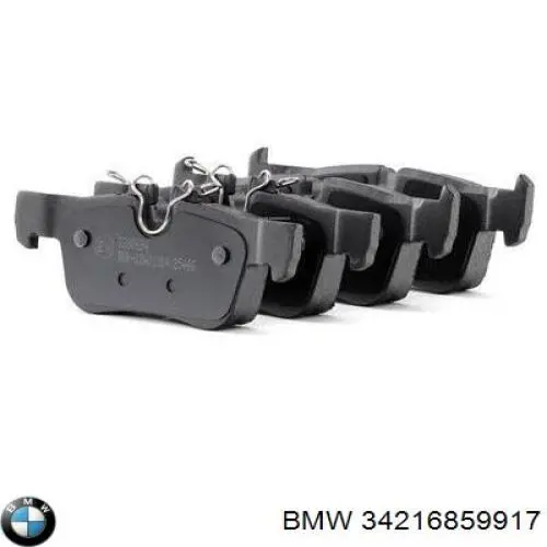 Do koszyka 34216859917 BMW Okładziny (klocki) do hamulców tarczowych tylne