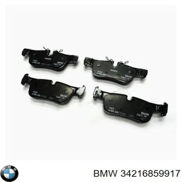 Okładziny (klocki) do hamulców tarczowych tylne 34216859917 BMW