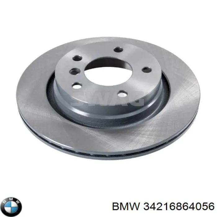 Do koszyka 34216864056 BMW Tarcza hamulcowa tylna