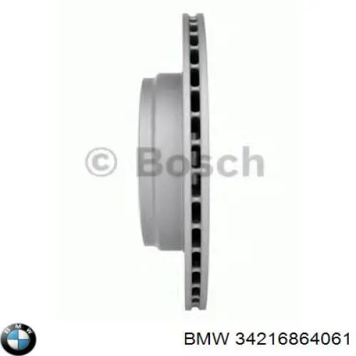 Do koszyka 34216864061 BMW Tarcza hamulcowa tylna