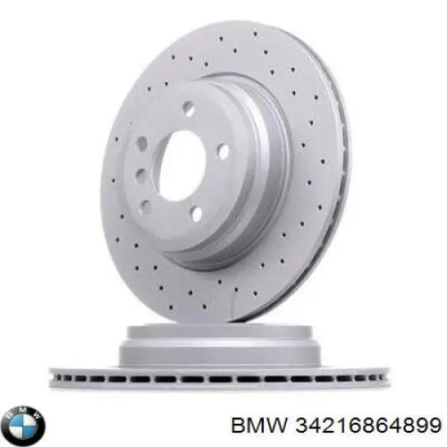 Tarcza hamulcowa tylna BMW 34216864899 cena, od 105,59 USD