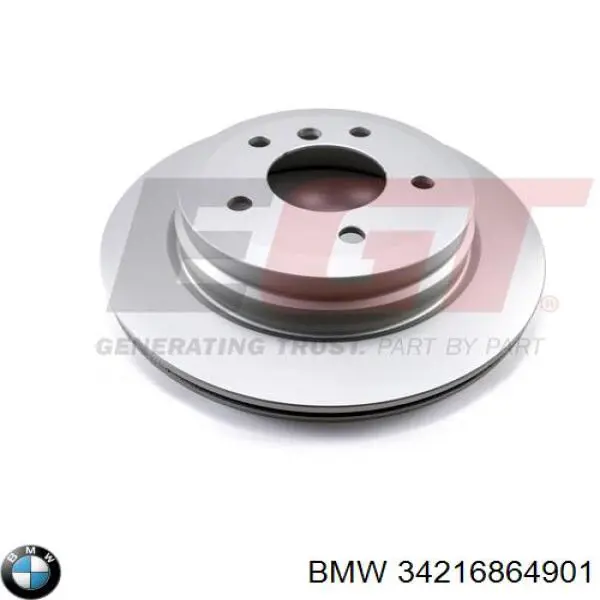 Tarcza hamulcowa tylna BMW 34216864901 cena, od 54,48 USD