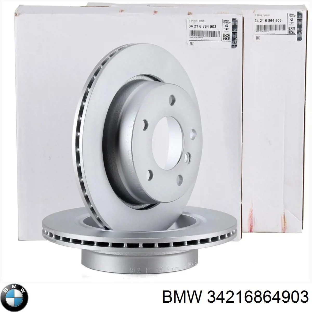 Tarcza hamulcowa tylna 34216864903 BMW
