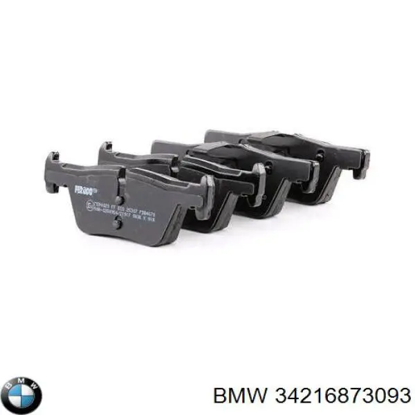 Do koszyka 34216873093 BMW Okładziny (klocki) do hamulców tarczowych tylne