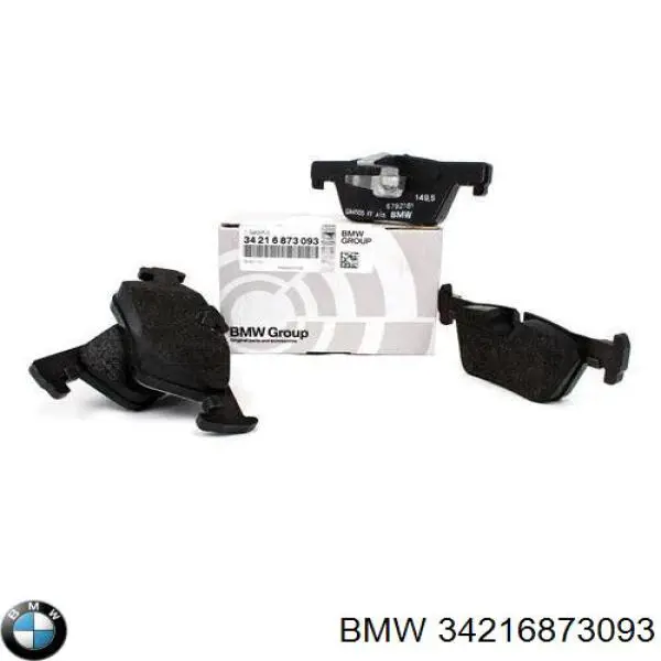 Okładziny (klocki) do hamulców tarczowych tylne BMW 34216873093 cena, od 26,42 USD