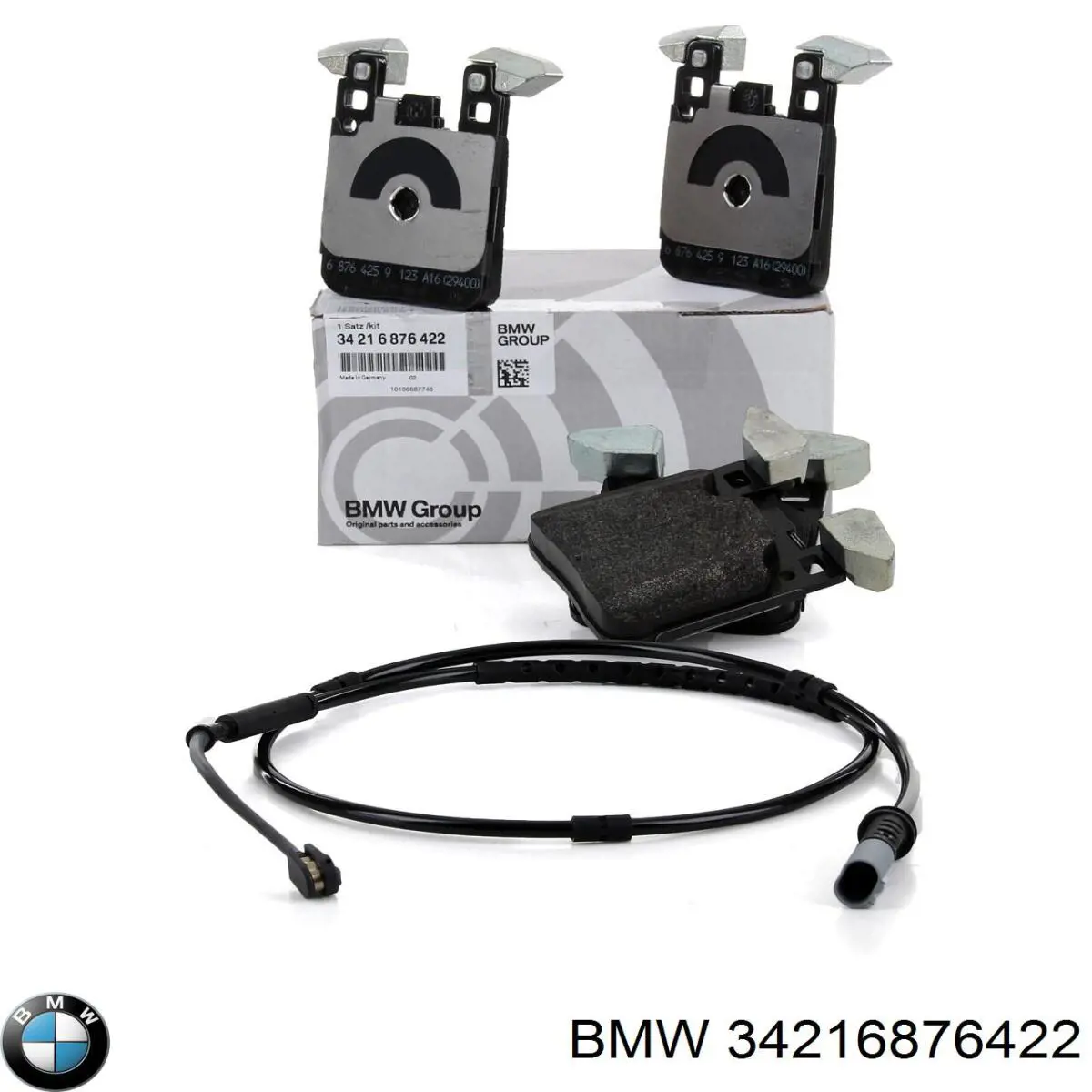 Do koszyka 34216876422 BMW Okładziny (klocki) do hamulców tarczowych tylne