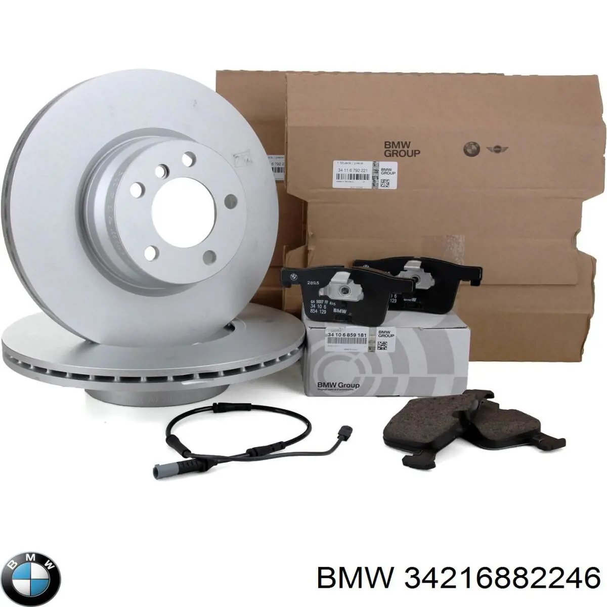 Do koszyka 34216882246 BMW Tarcza hamulcowa tylna