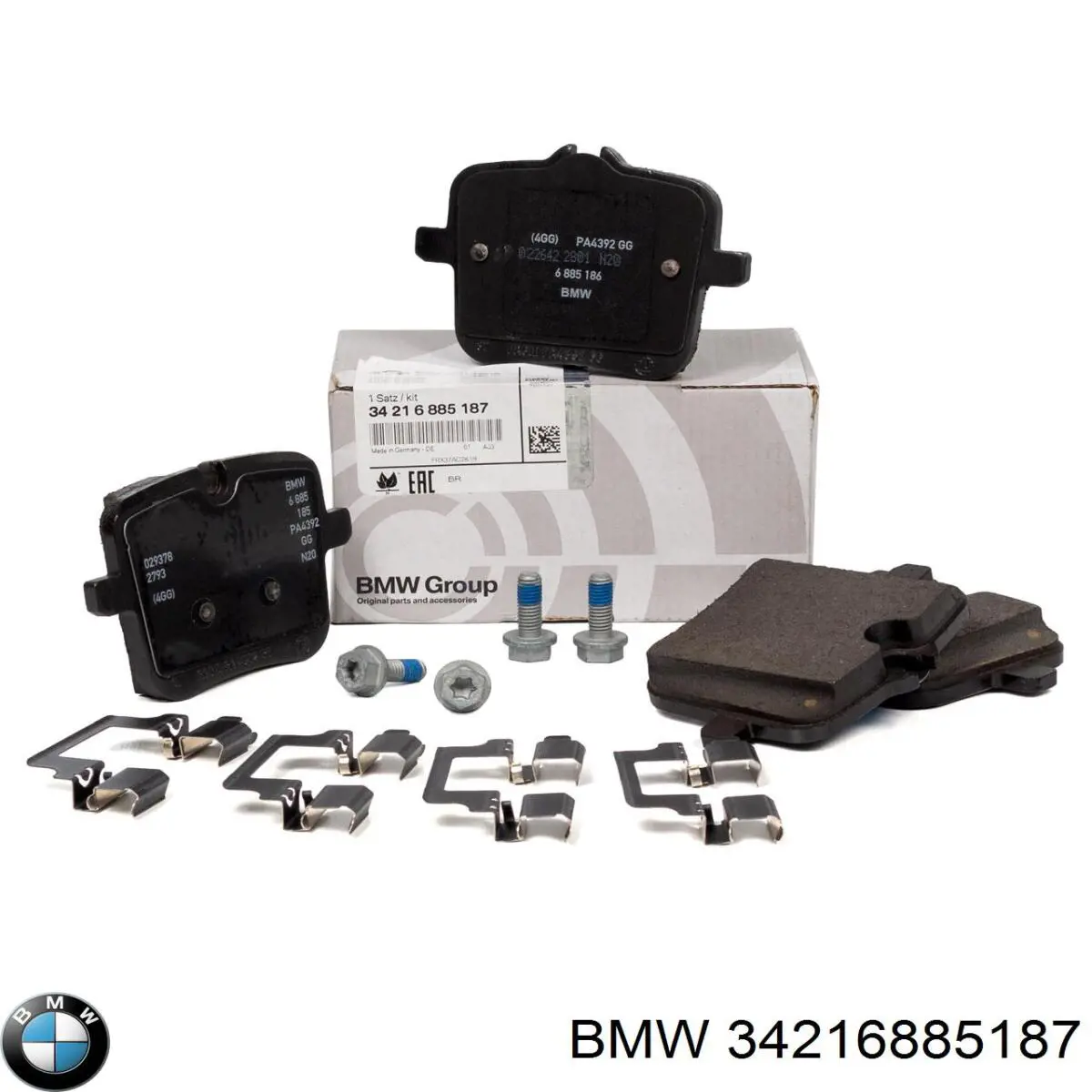 Okładziny (klocki) do hamulców tarczowych tylne BMW 34216885187 cena, od 49,96 USD