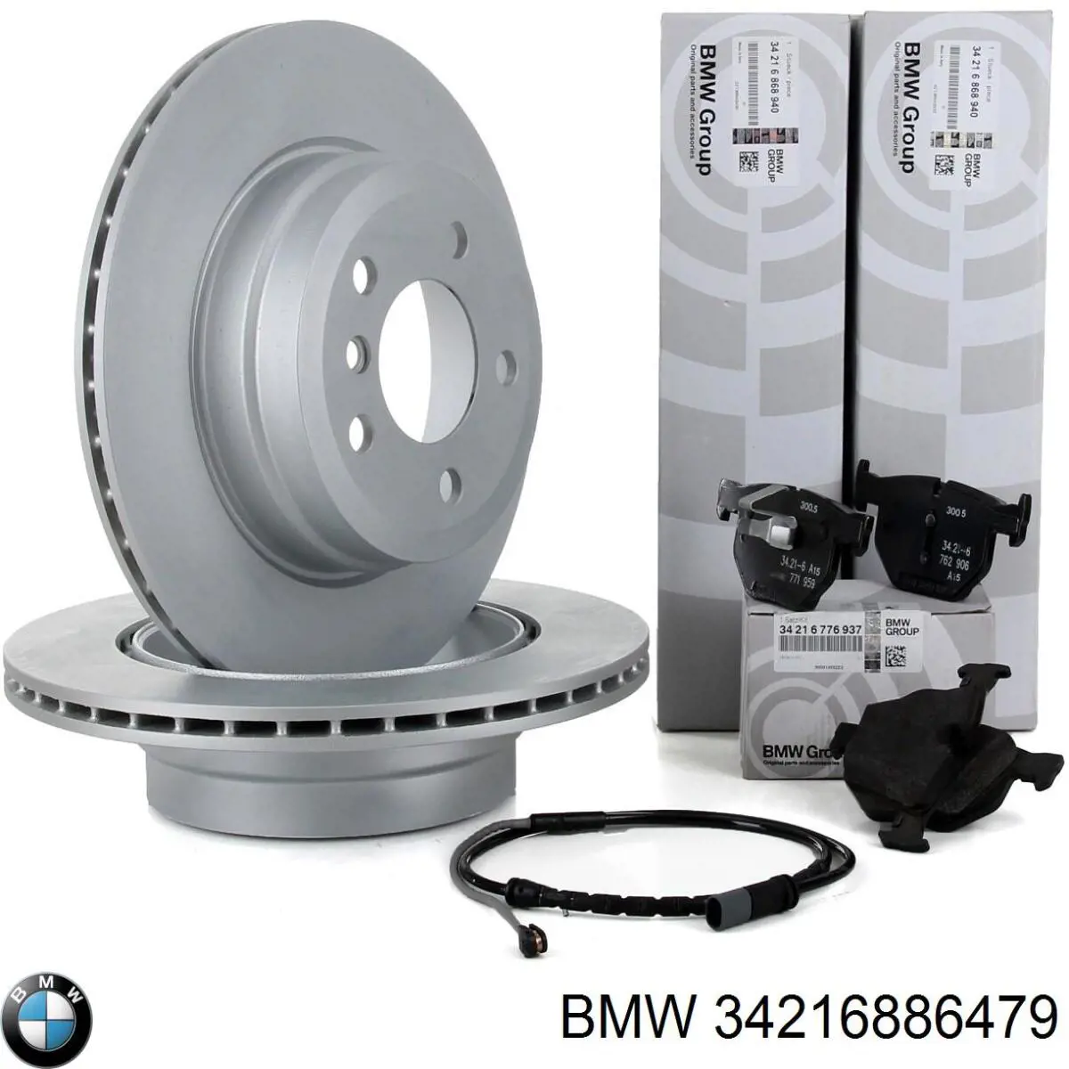 Do koszyka 34216886479 BMW Tarcza hamulcowa tylna