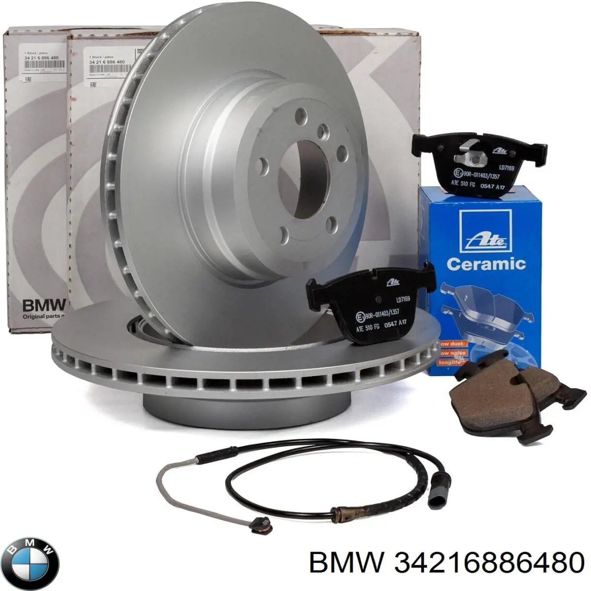 Tarcza hamulcowa tylna BMW 34216886480 cena, od 73,21 USD