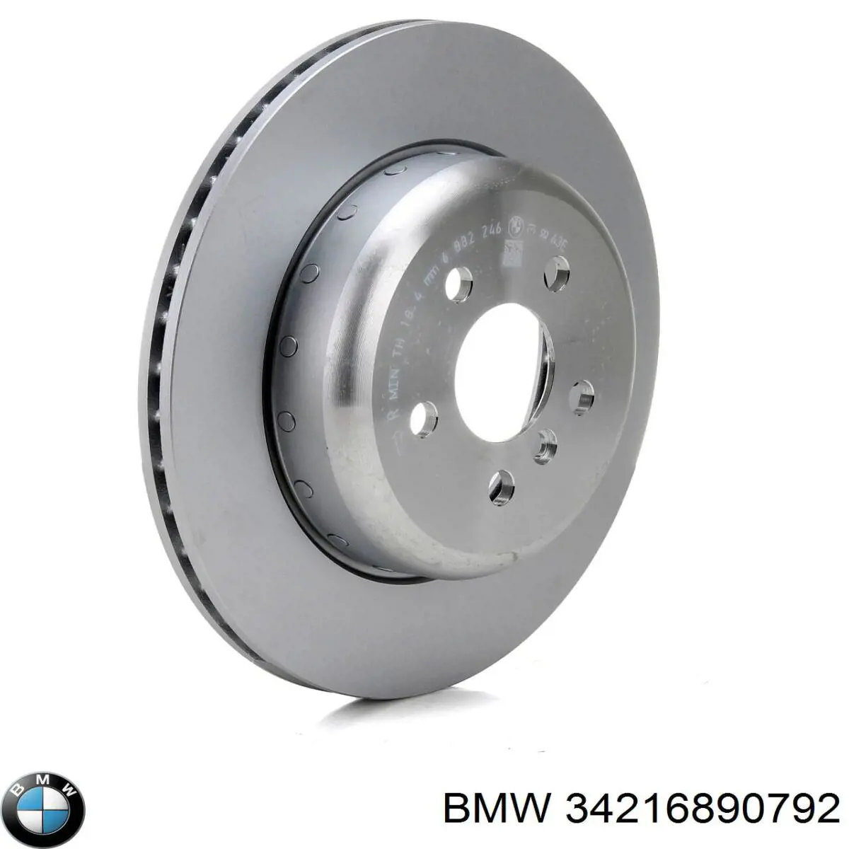Do koszyka 34216890792 BMW Czujnik zużycia klocków hamulcowych tylny
