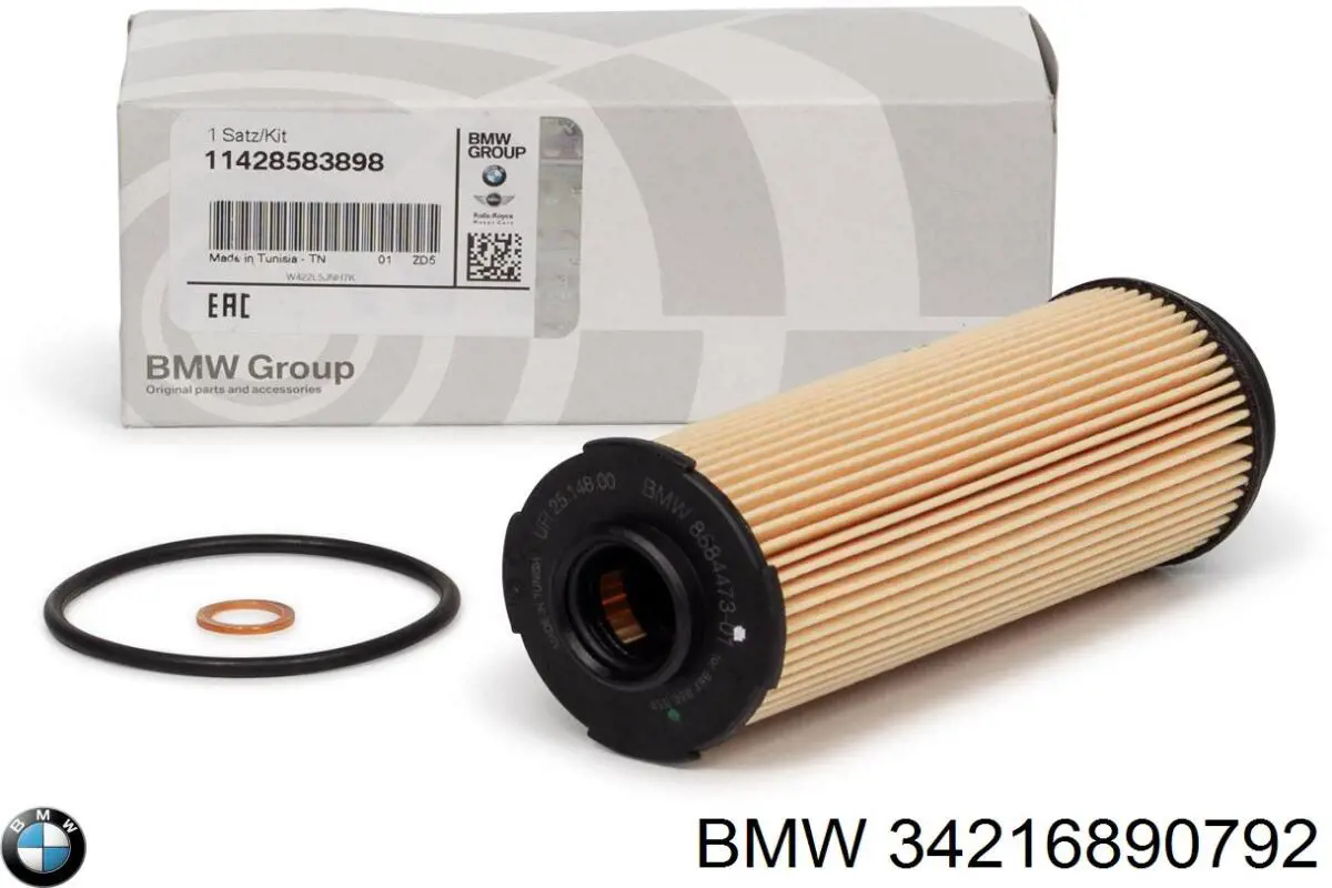 Czujnik zużycia klocków hamulcowych tylny 34216890792 BMW