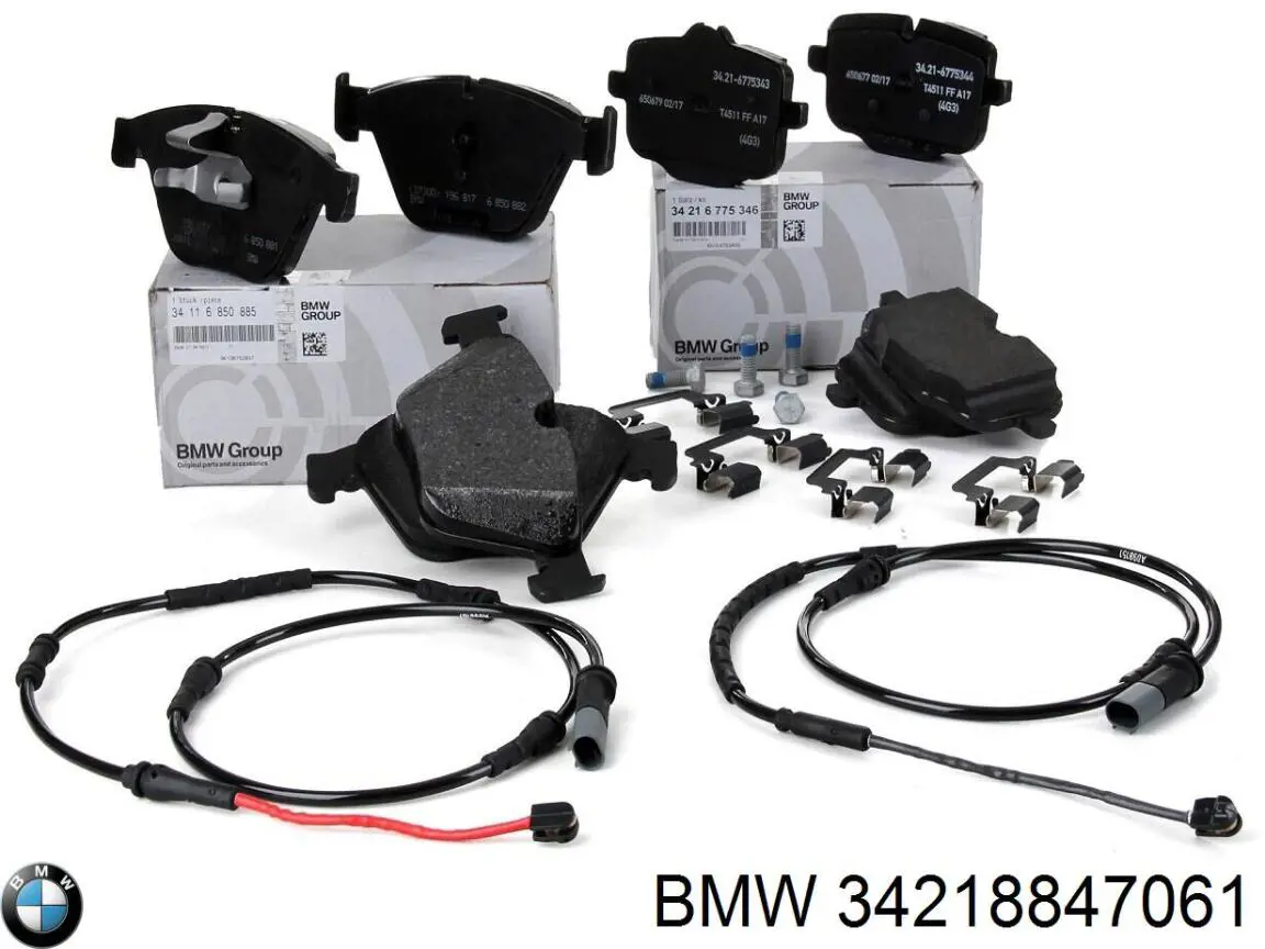 Okładziny (klocki) do hamulców tarczowych tylne BMW 34218847061 cena, od 29,63 USD