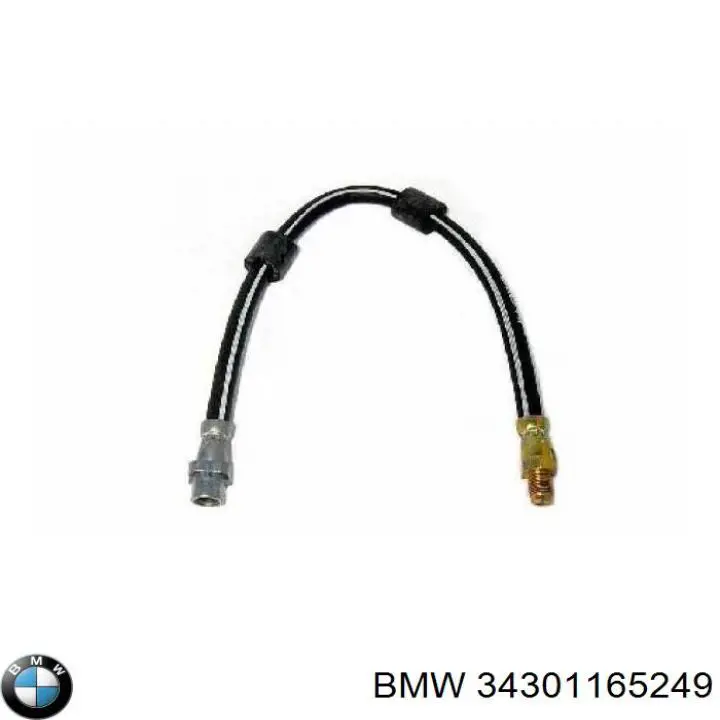 Do koszyka 34301165249 BMW Przewód hamulcowy przedni