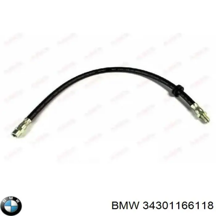 Do koszyka 34301166118 BMW Przewód hamulcowy przedni