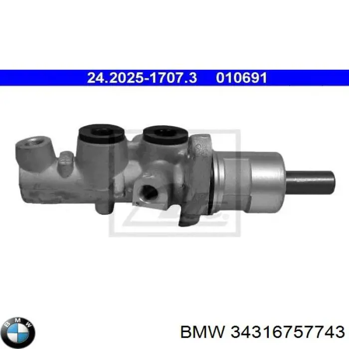 Główny cylinder hamulców BMW 34316757743 cena, od 108,96 USD