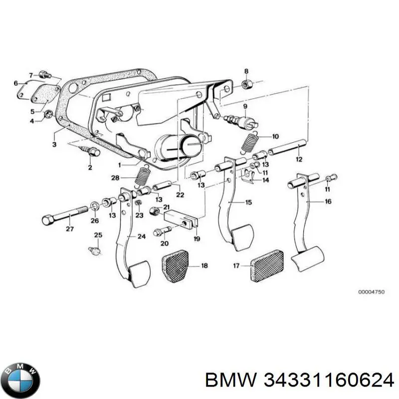 Wzmacniacz próżniowy hamulców BMW 5 sedana (E34) (1987 - 1995) cena, od 223,51 USD