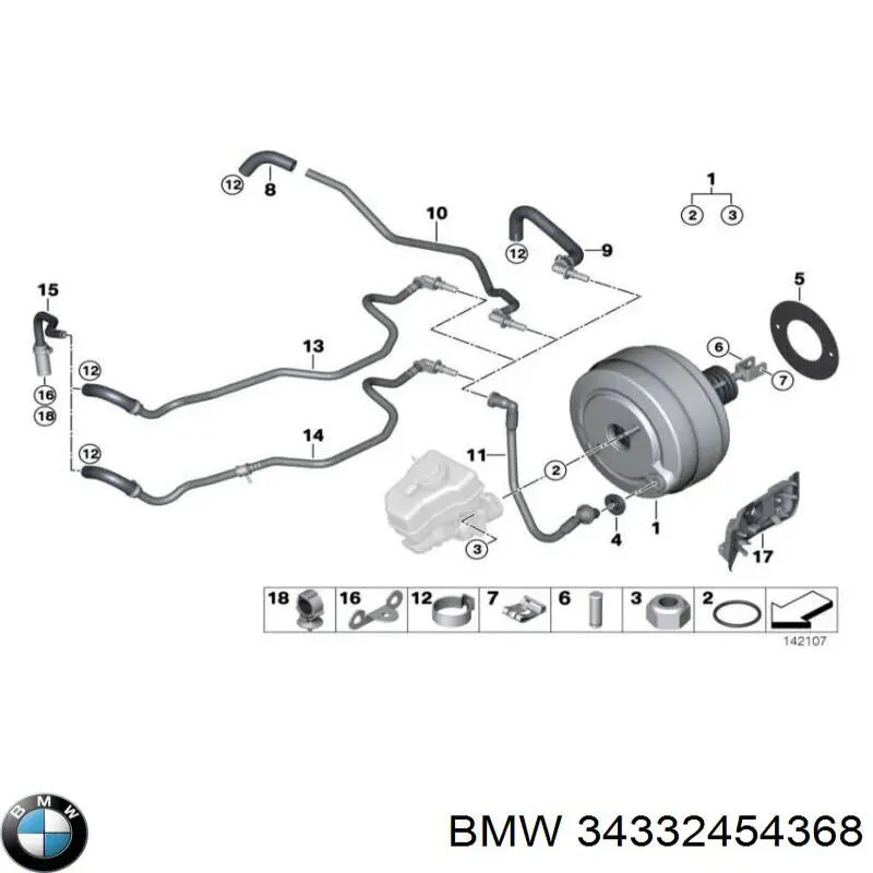 29677592901 BMW wzmacniacz próżniowy hamulców